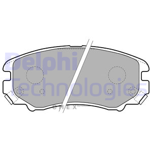 OEM BRAKE PAD AXLE SET LP1902