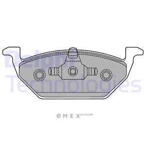 OEM BRAKE PAD AXLE SET LP1436