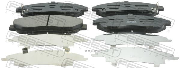 OEM PAD KIT, DISC BRAKE 0301YD2F