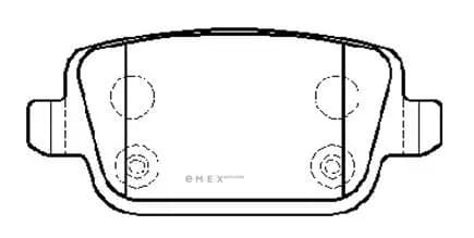 OEM BRAKE PAD HP9971