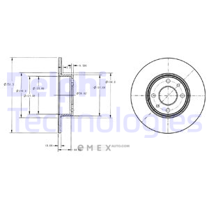 OEM BRAKE DISC (DOUBLE PACK) BG2322