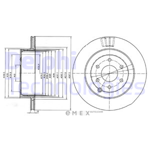 OEM BRAKE DISC (DOUBLE PACK) BG4174