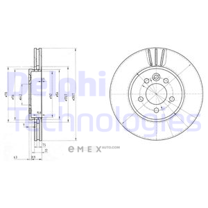 OEM BRAKE DISC (DOUBLE PACK) BG3503