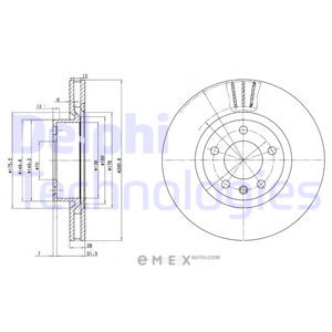 OEM BRAKE DISC (DOUBLE PACK) BG2742