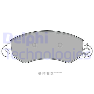 OEM BRAKE PAD AXLE SET LP2096