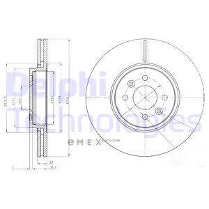 OEM BRAKE DISC (DOUBLE PACK) BG3929