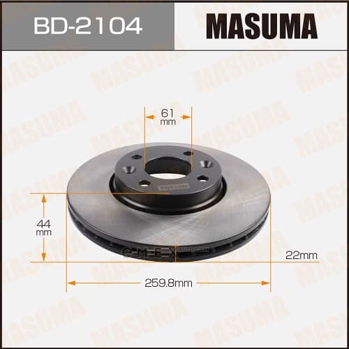 OEM BRAKE DISC BD2104