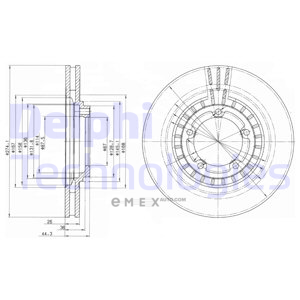 OEM BRAKE DISC (DOUBLE PACK) BG4134