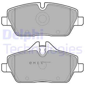 OEM BRAKE PAD AXLE SET LP1923