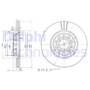 OEM BRAKE DISC (DOUBLE PACK) BG3657