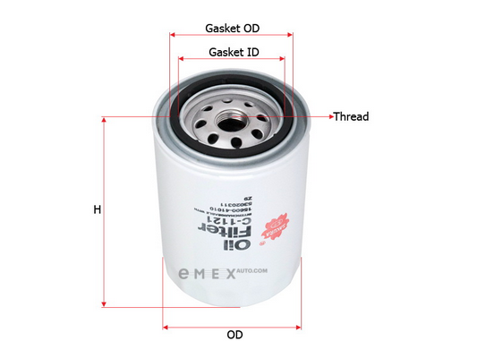 OEM OIL FILTER C1121