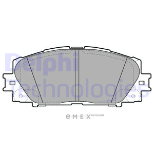 OEM BRAKE PAD AXLE SET LP2135