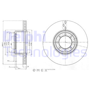 OEM BRAKE DISC (DOUBLE PACK) BG4102