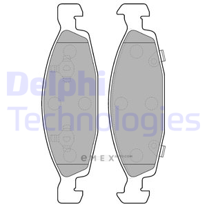 OEM BRAKE PAD AXLE SET LP1557