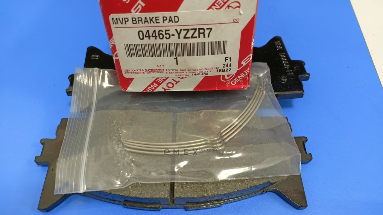 OEM PAD KIT, DISC BRAKE 04465YZZR7