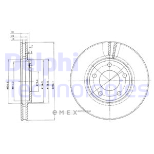 OEM BRAKE DISC (DOUBLE PACK) BG3383