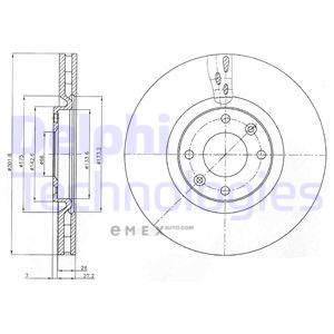 OEM BRAKE DISC (DOUBLE PACK) BG4166