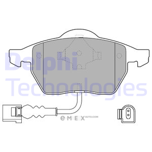 OEM BRAKE PAD AXLE SET LP1525