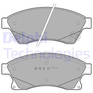 OEM BRAKE PAD AXLE SET LP2142