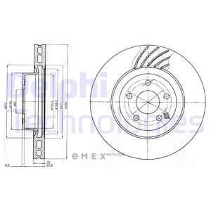 OEM BRAKE DISC (DOUBLE PACK) BG3877