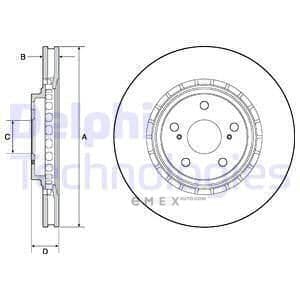 OEM BRAKE ROTOR BG4691C