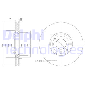 OEM BRAKE DISC (DOUBLE PACK) BG3622