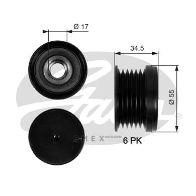 OEM PULLEY ASSY OAP7090