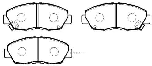 OEM PAD KIT, DISC BRAKE HP5041