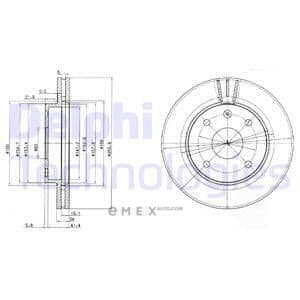 OEM BRAKE DISC (DOUBLE PACK) BG4003