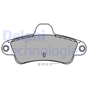 OEM BRAKE PAD AXLE SET LP1242