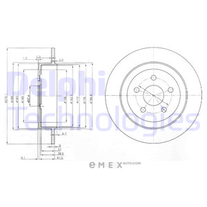 OEM BRAKE DISC (DOUBLE PACK) BG3593