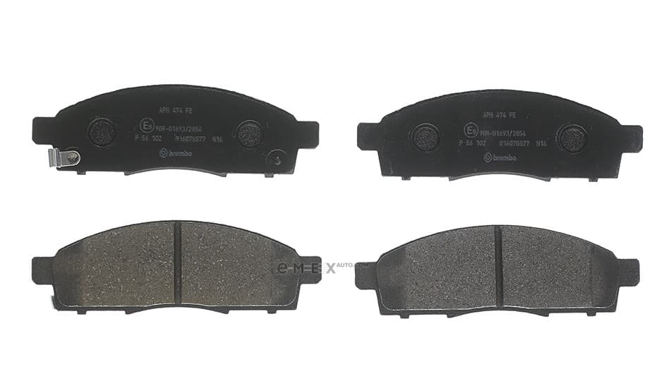 OEM PAD KIT, DISC BRAKE P56102