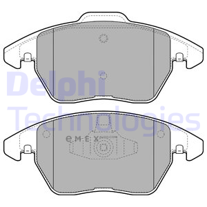 OEM BRAKE PAD AXLE SET LP1898