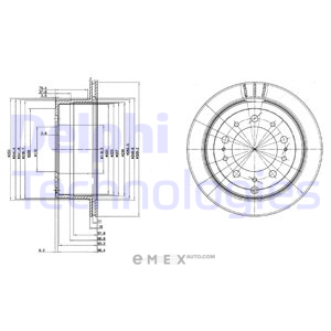 OEM BRAKE DISC (DOUBLE PACK) BG3534