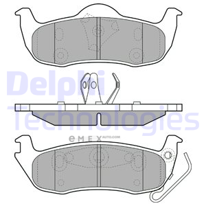 OEM BRAKE PAD AXLE SET LP1975