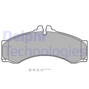 OEM BRAKE PAD AXLE SET LP1046