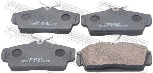 OEM PAD KIT, DISC BRAKE, FRONT 0201N16UKPF