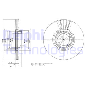 OEM BRAKE DISC (DOUBLE PACK) BG3366