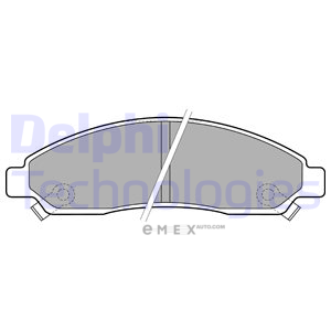 OEM BRAKE PAD AXLE SET LP2037