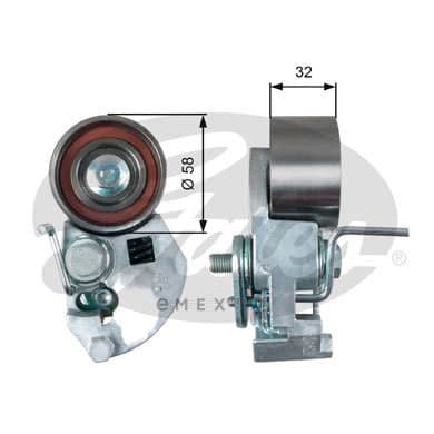 OEM TENSIONER ASSY, PULLEY T43133