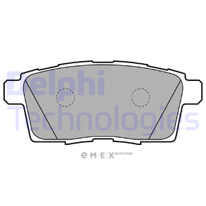 OEM BRAKE PAD AXLE SET LP2052