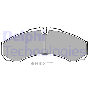 OEM BRAKE PAD AXLE SET LP1616