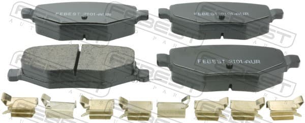 OEM PAD KIT, DISC BRAKE 2101AUR