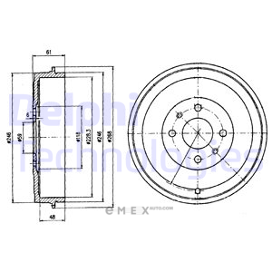 OEM BRAKE DRUM BF379