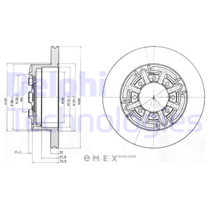 OEM BRAKE DISC (DOUBLE PACK) BG4171