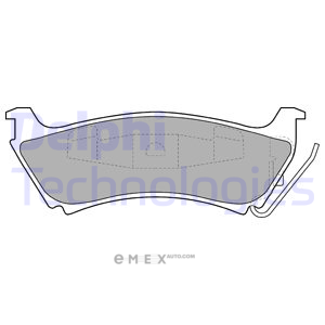 OEM BRAKE PAD RR W163 LP1501