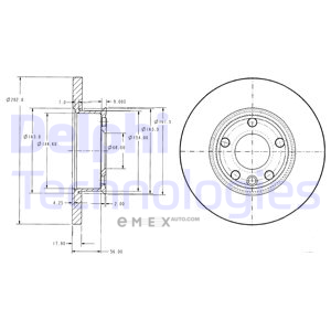 OEM BRAKE DISC (DOUBLE PACK) BG2898