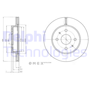 OEM BRAKE DISC (DOUBLE PACK) BG4128