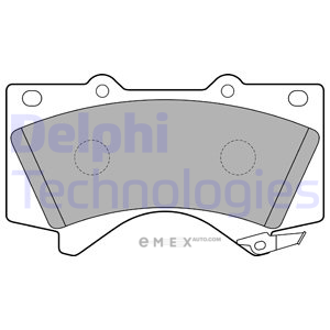 OEM BRAKE PAD AXLE SET LP2134