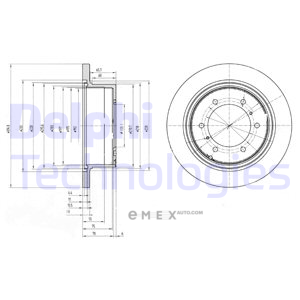 OEM BRAKE DISC (DOUBLE PACK) BG3105